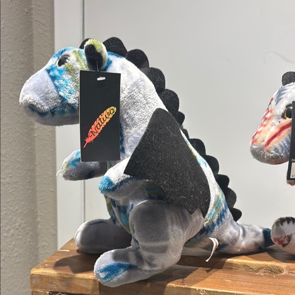 Black and Blue Stuffed Animal Plush Toy - Picture 4 of 11